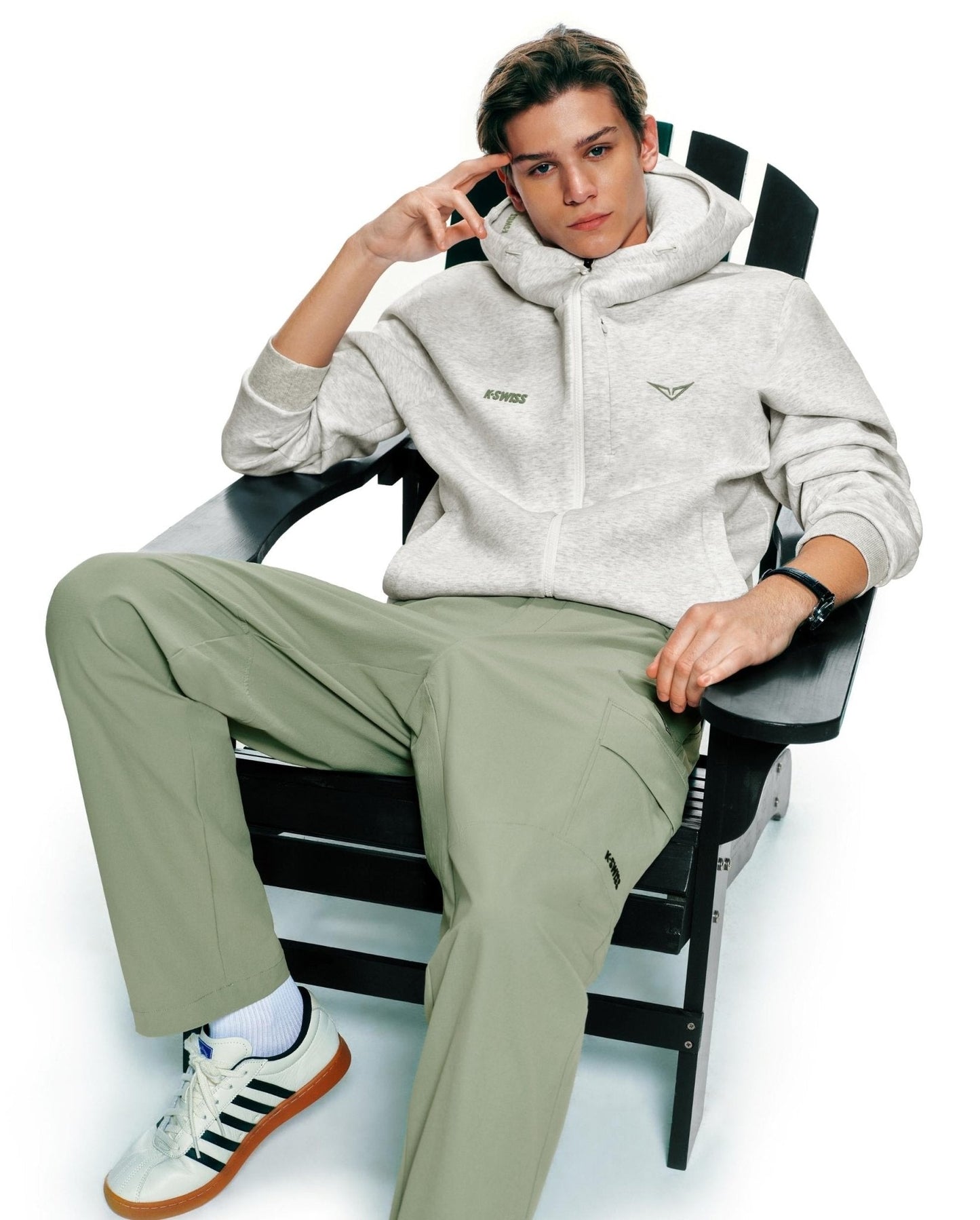 K- SWISS X ANDREY RUBLEV UNISEX KUBE HOODED JACKET | K-Swiss