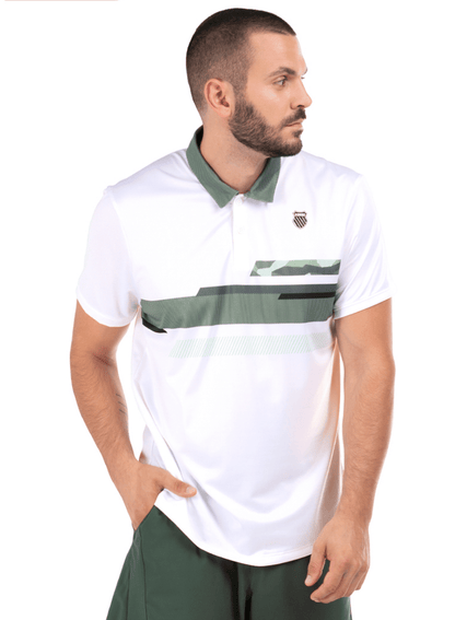 CAMO STRIPE POLO S/S | K-Swiss