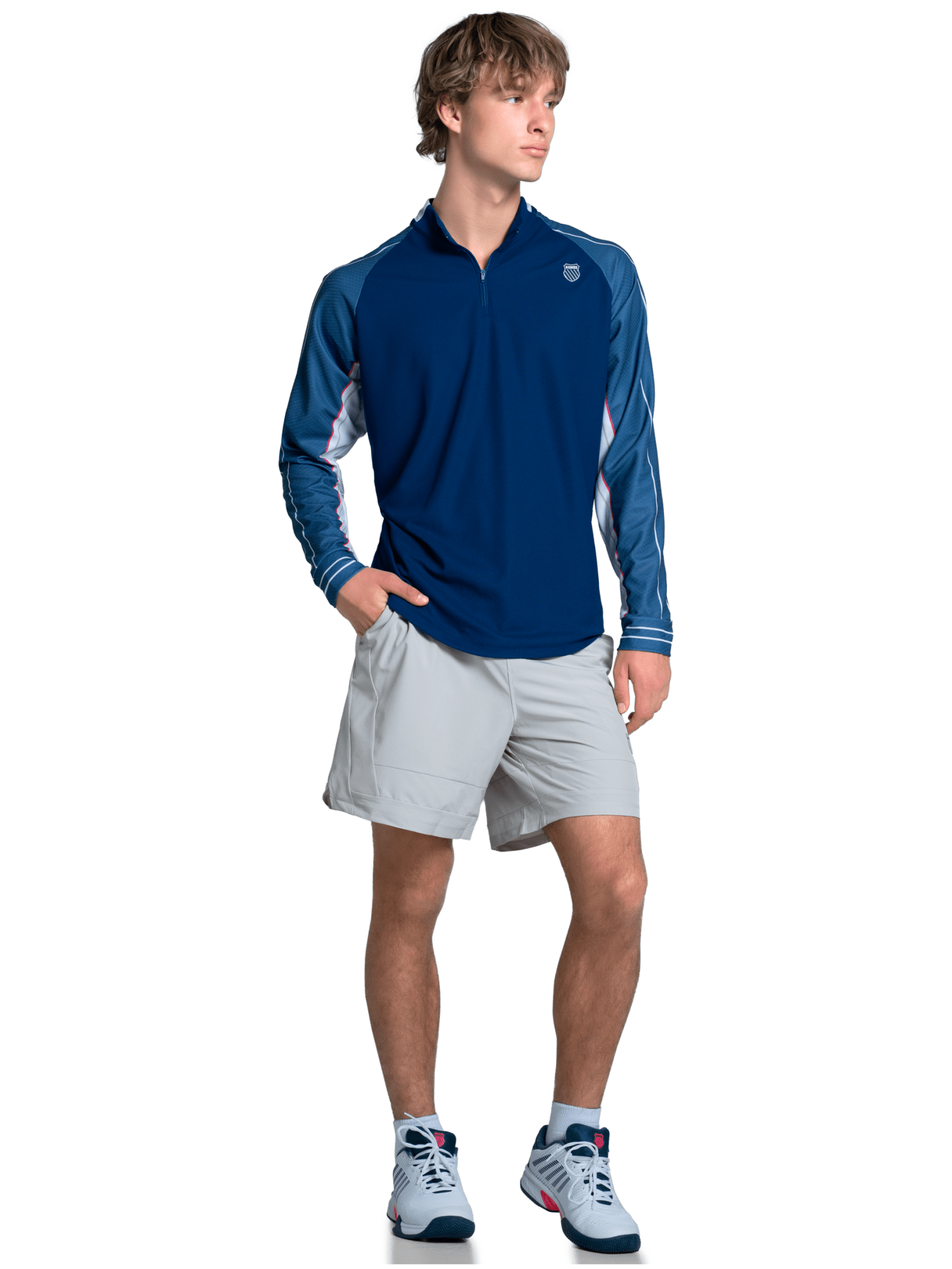 NOR CAL 1/4 ZIP L/S | K-Swiss