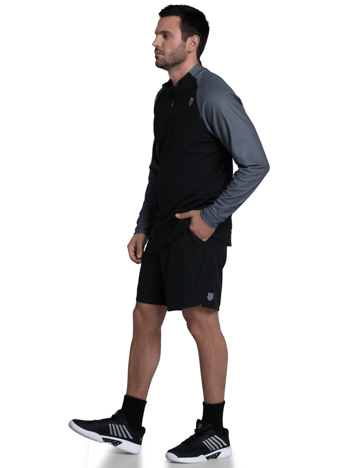 STRIKER 1/4 ZIP L/S | K-Swiss